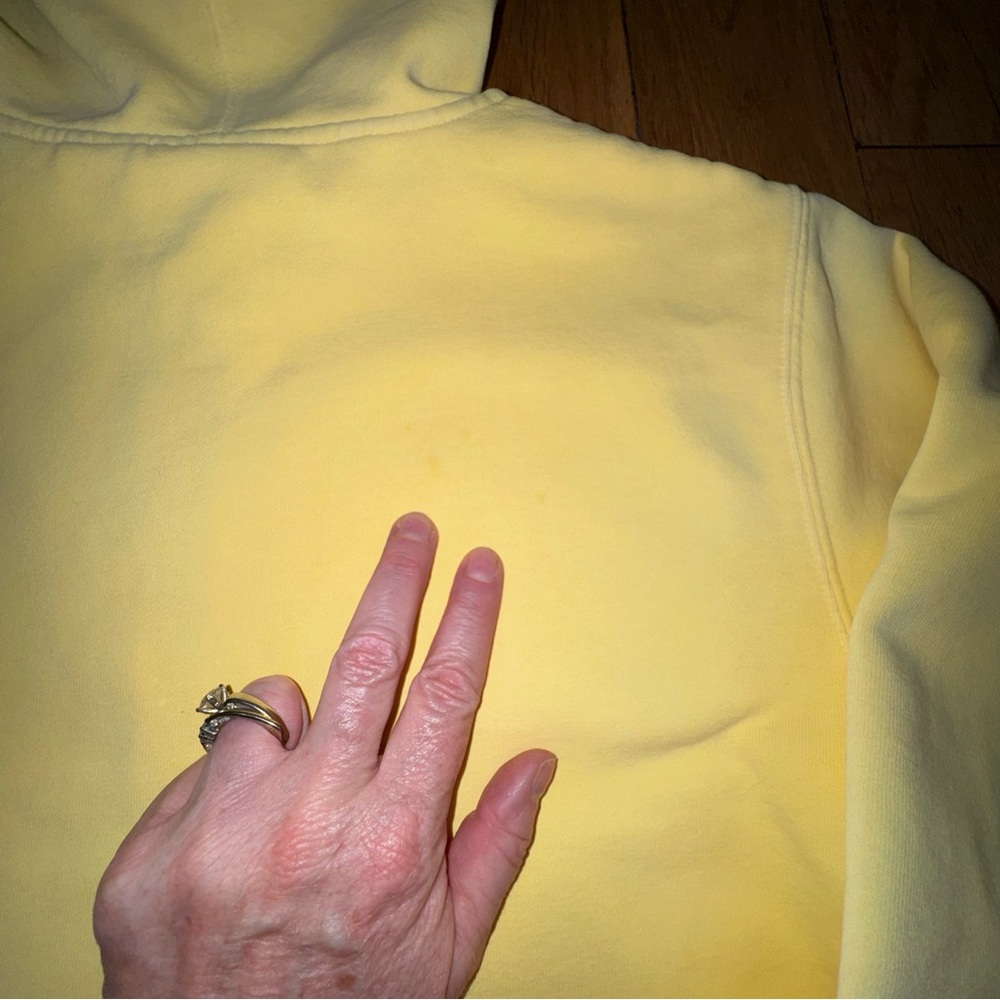 Laguna Beach Zip-Up Hooded Sweatshirt - Pale Yellow - Picture 10 of 11